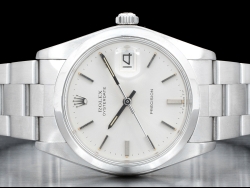Ролекс (Rolex) Oysterdate Precision 34 Argento Oyster Silver Lining Dial 6694 